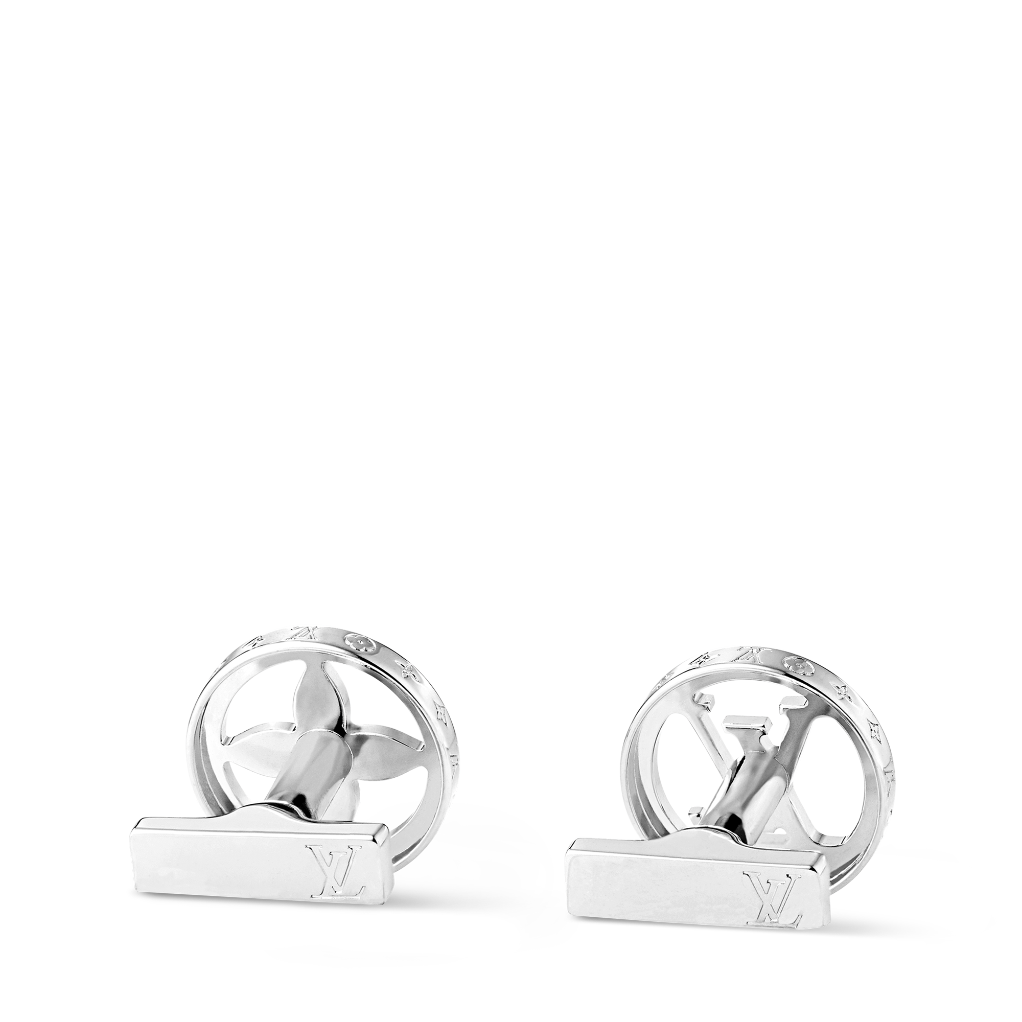LV Catch Cufflinks - Luxury S00 Silver | LOUIS VUITTON